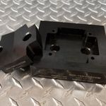 Custom Super Dandy Die Special "+" type opening over all 3.625" by 3.195" Complete with drill guide holes