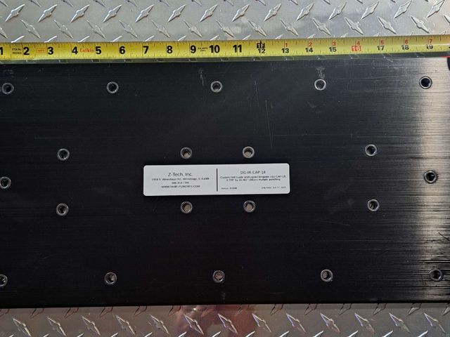 Custom Drill Guide and Layout template Iriss CAP-18,  6.799" by 16.462" Utilizes multiple punching