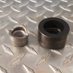Custom Round Die 1.125" Dia  Includes S-7 tool steel punch,  rated to 12 gauge Stainless Steel 