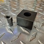 Custom u1DM Dieset 0.790" Dia. 0.745"" Over Flat Single M Pull Stud,  S-7 Steel Punch 