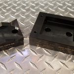 Opening Size 2.795" x 3.386" (71MM x 86MM) Standard opening for Harting "B" series and Wieland connectors.  Also compatible with Grace Port K3 frames.  Includes guide holes in die base for drilling device mounting holes.  Sharkie Style Heavy Duty Punch 