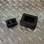 Custom MD series die set 0.450" by 1.850"  with mounting screw cut outs per supplied documentation.