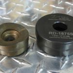 Custom Round Die 1.875" Dia  Includes S-7 tool steel punch,  rated to 12 gauge stainless steel Requi...