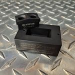 Custom Mini Dandy Die 0.755" by 1.448" Opening for LEL series single pole CB with drill guides for mounting