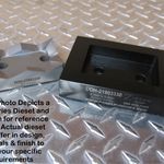 Custom DDH Die Set, 2.756" by 3.150" (70MM by 80 MM).  Delivery approximately 10 days ARO