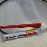 Manual Hydraulic Pump with Hose and male HP connector