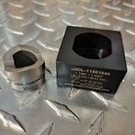 Custom u2DL - Die Set, 1.188" dia by 1.040" over flats double "D" (30.18mm by 29.45mm). Heavy Duty S-7 punch  rated for Stainless Steel up to 14 Gauge