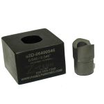 Custom Micro Dandy Die Set  - Single Stud Pull - Double "D" 0.640  Dia. by 0.546" Over Flats 16.3mm by 13.9mm
