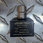 Custom u2D die set.  0.677" by 0.622" over flats double D 