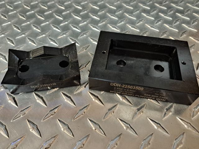Custom DDH Die Set, 2.250" by 3.500" 
