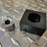 Custom u2DM Dandy Die Set  - Single Stud Pull - Double "D" 0.953"  Dia. by 0.874" Over Flats
