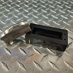 Standard opening for Harting "A" series. Includes guide holes in die base for drilling device mounting holes. 
 .945" by 2.874"
S-7 Center for stainless up to 12 gauge when used with our CYL-150 draw cylinder.