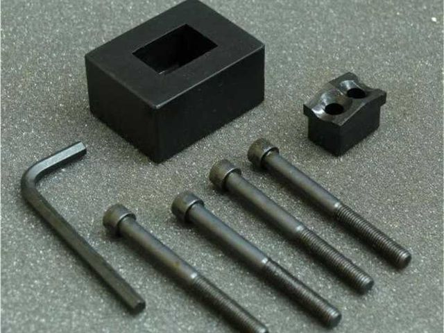 Custom Mini Dandy Dieset,  1.250" by 1.375"  (31.75mm x 34.93mm) with drill guide holes