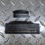 Custom Dandy Die Set 1.125" by 1.897" Standard Radius Ends