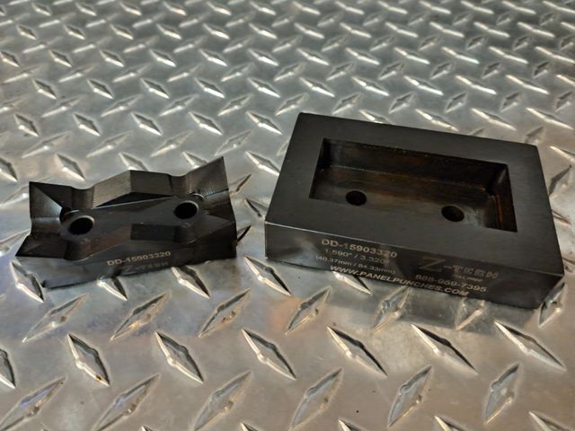 Custom Dandy Die, 1.590" by 3.320" For Commscope M14C-003 Modular Furniture Faceplate
