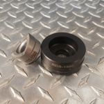 Custom Round Die Heavy Duty S series
1.560" Diameter
O1- Cup,  S-7 Punch 
Rated to 12 gauge stainless Steel