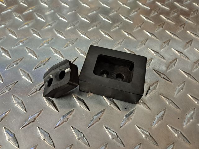 Custom Mini Dandy Die opening size 1.095" x 1.863" with corner radius of 0.118"