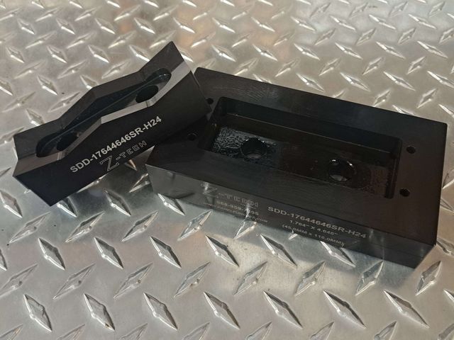 Super Dandy Dieset, Opening size 1.764" x 4.646", (45MM x 118MM) Includes standard Harting 24PS Drill Guide Holes in die base