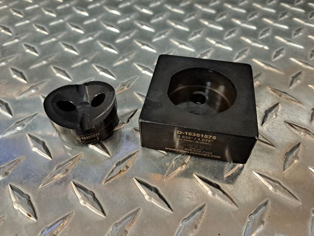 Custom "D" Dieset 1.635" Dia. 1.575 Over Flat