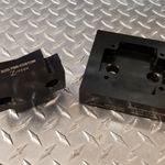 Custom Super Dandy Die Special "+" type opening over all 3.625" by 3.195" Complete with drill guide holes