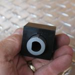 Custom uDM Series Dieset 0.795" Diameter (20.2 MM) with  key for Dinse DIX BEM 25 Mounting Socket.   S7 Tool Steel Punch