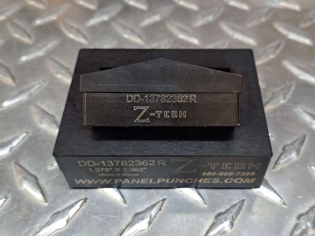 Custom Dandy Die Set 1.378" by 2.362" Standard Radius Ends