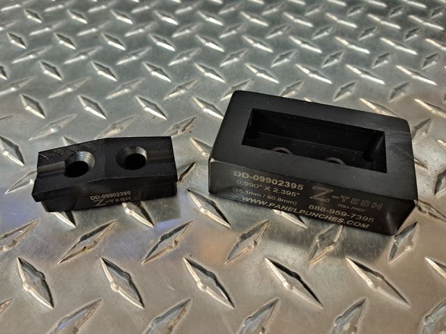 Custom Dandy Die Set Opening size 0.990" by 2.395"