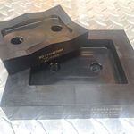 Custom Super Dandy Die  3.150" by  4.370"    with standard .073" radius corners. 