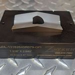 Custom uDK series panel punch, 1.318" x 2.640" with .079 Radius Corners  Rated for 10 gauge mild Steel.