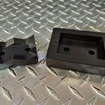 Custom Dandy Die Set 1.448" by 3.020"  Opening for LEL series CB ganged 4 up with drill guides for m...