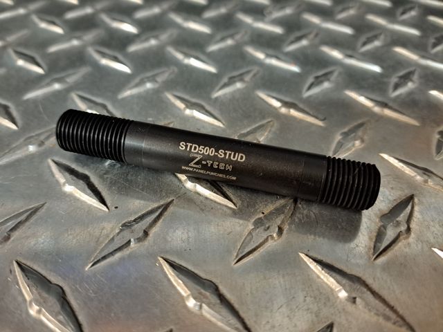 Standard 1/2" Pull Stud  3.50" long with 1/2-20 x 1.0" + 1/2-20 x 5/8" threaded ends