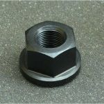 Flange Nut, Plain, 3/4"-16 Black Oxide Finish