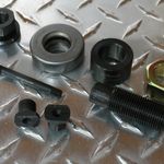 uuD Pulling Adapter, with DD pulling studs.  Required for use on all uuD- series diesets with double "D" draw stud hole