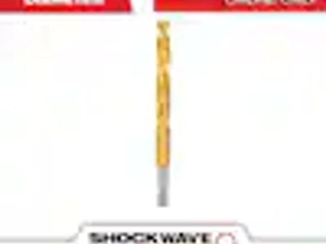 Drill Bit, Milwaukee SHOCKWAVE 5/16 in. Titanium