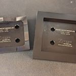Custom Super Giant Dandy Die Set 5.470" x 7.360" with standard radius corners.  For SEL-751 Feeder Protection Relay panels.  Requires the BV-200-6 Balanced Drive System, 2ea CYL-200D Cylinders and a hydraulic power source for operation.