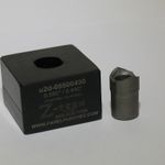 Custom Micro Dandy Die Set  - Single Stud Pull - Double "D" 0.550"  Dia. by 0.490" Over Flat 