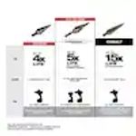 Drill, Step, Milwaukee SHOCKWAVE 3/16 - 3/4  inch #3 Impact-Rated Titanium Step Drill Bit (10-Steps)
