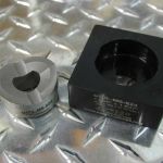 MS Shell 24 "D"  Die Set 1.696" Dia.  1.637" Over Flat Mil Spec D38999  Heavy Duty S7 Center,  rated to 12 gauge stainless steel