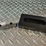 Custom DDH Die Set, 1.020" by 3.656" Includes Tabs  and drill guide holes per print Apex, Socket, 156 Position, Crimp opening specifications