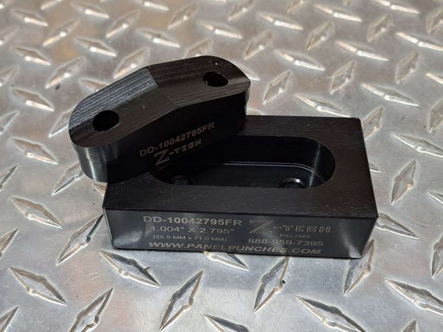 Custom Mini Dandy Die Set 1.004 X 2.795 25.5MM X 71.0MM Full Radius Ends