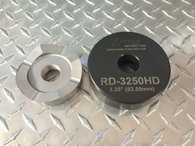 Round Die 3.250" Dia. Heavy Duty For Use on up to 10 gauge stainless steel