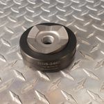 Custom Round Die Heavy Duty S series
2.469" Diameter
O1- Cup,  S-7 Punch 
Rated to 12 gauge stainless Steel