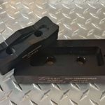 Custom SDD series die set 1.580" by 4.970"  with 0.250" radius corners.   Includes drill guide holes per spec.