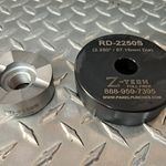 Custom Round Die 2.250" Dia  Includes S-7 tool steel punch,  rated to 12 gauge stainless steel Requi...