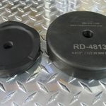Round Die 4-13/16" (4.813") (122.25mm) Dia. Use 3/4-16 thread pull stud cylinder Includes heavy duty punch
