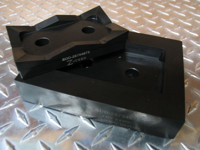 Custom Super Dandy Die Set 2.875" x 4.875" (73.02mm x 123.83mm) with 0.093" Radius Corners 