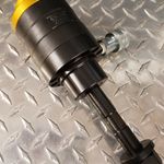 Standard Draw Cylinder  3/4"-16 socket for Mini Dandy and Dandy series as well as most industry standard round dies.
THIS VERSION INCLUDES DRAW STUD AND FLANGENUT FOR USE WITH THE BV-200-6 BALANCING VALVE SYSTEM