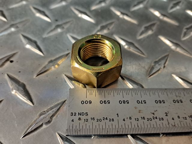 Standard Hex Nut - Plated
3/4-16 Thread
