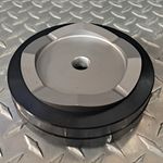 Round Die 4.562" Dia.  For use with up to 14 gauge Stainless steel Upgraded S-7 Tool Steel Punch.
