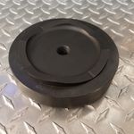 Round Die 4-13/16" Dia.  Use 3/4-16 thread pull stud cylinder